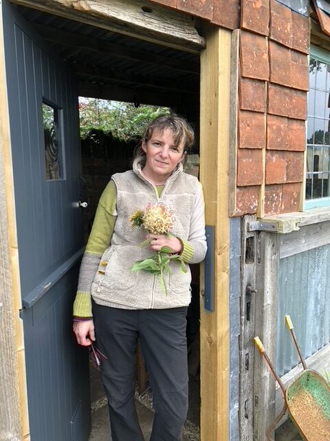 Suzy Cubitt runs her cut flower garden on the Oxfordshire Northamptonshire border.