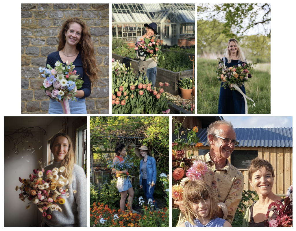 Some of the Flowers from the Farm members featuring at the 2022 Hampton Court Palace Garden Festival